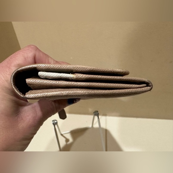 PRADA Tricolor Saffiano Double Snap Wallet - Picture 5 of 16